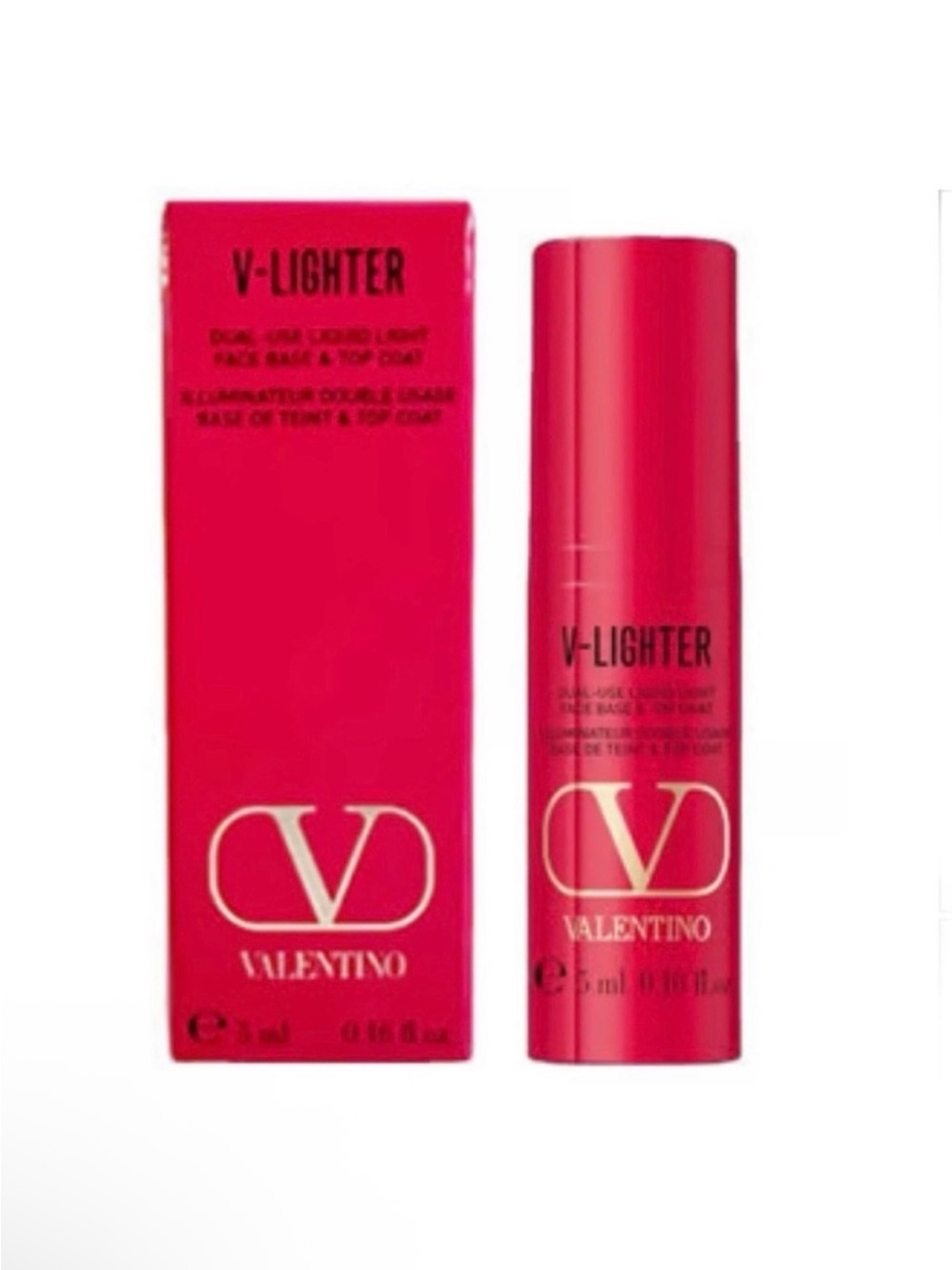 Valentino V-Lighter Illuminating Face Primer and Highlighter • Rosa • NEW IN BOX
